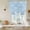 Sky Blue, variant on Dandelion Flowers Tie Up Curtains for Windows, Adjustable Balloon Window Shades, Rustic Farmhouse Floral Yellow Kitchen Window Treatments Farmhouse Short Curtains with Rod Pocket 42"x45"