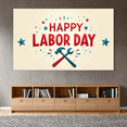 thumbnail image 2 of Decorative Design Labor Day Banner Festive Theme Happy Labor Holiday Display for Celebration Outdoor Event Indoor Party, 2 of 8