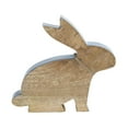 thumbnail image 3 of VHC Brands Bunny Hop Wooden Enamel Bunny w/Natural Beads 8.5x9.5, Spring Decorations, Home and Table Decor, Spring and Easter Figurines, 3 of 4