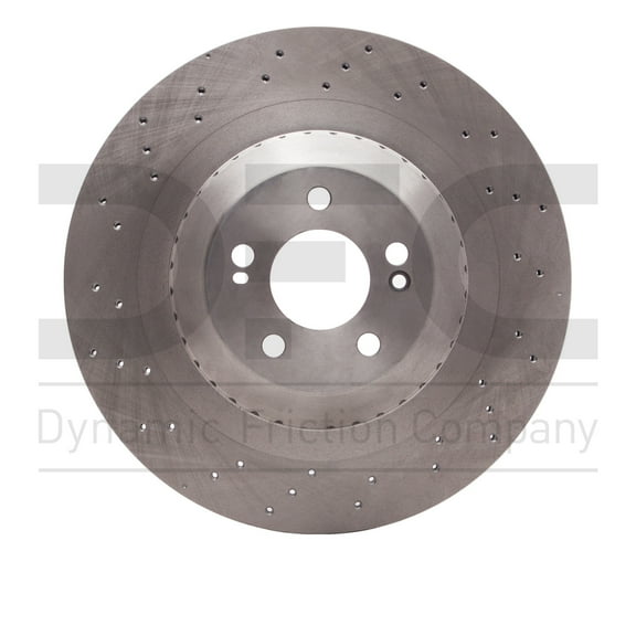 Rear Dynamic Friction Company Disc Brake Rotor 620-63111 (1) For 2015-2017 Mercedes-Benz S600, 2016-2017 Mercedes-Benz Maybach S600