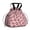 Brown and Pink, variant on Black and Orange Leopard Print Drawstring Insulated Lunch Bag for Women, Stain-Resistant Large Lunch Tote with Multi-Pockets for Work Office