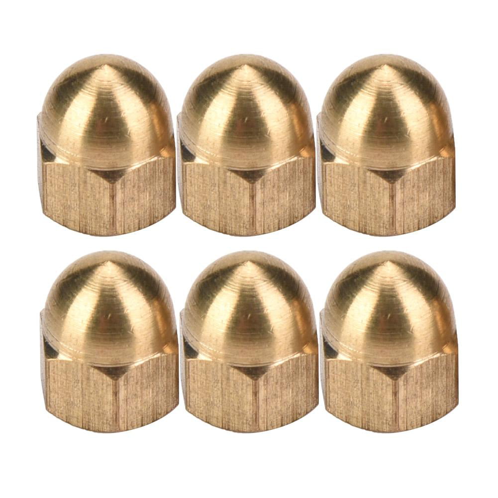 DIN1587 Brass Dome Hex Nuts M3 to M12 All Sizes Plastic Dome Acorn Cap Hex Nuts 