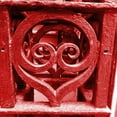 thumbnail image 2 of Phillip, Jamie 26x26 White Modern Wood Framed Museum Art Print Titled - Red Iron Gate, 2 of 4