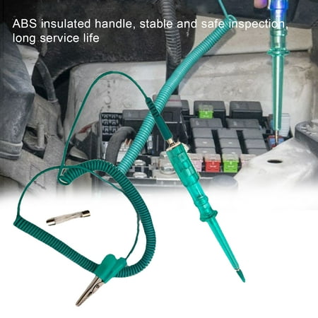 

GoFJ Voltage Test Pen High Accuracy Precise Measurement Extra-Long Convenient Wide Application Labor-saving Metal Anti Rust Car Electrocircuit Test Pen Gadget Car Accessories