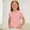 Pink, variant on Cethrio Girls T Shirts Size 14, School Knitted Crew Neck Short Sleeve Kids Summer Tees Tops Pink Size 14