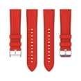 thumbnail image 2 of EDHITNR Sport Silicone Watch Strap, Replacement Band for Galaxy Watch 3 41mm / Galaxy Active2, Refined Metal Quick Fit Adapter with Stainless Steel Buckle, Comfortable Wristband for Smartwatch, Red, 2 of 3