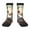 3 Black, variant on Romantic Flower Fox Pattern Children's Socks, Socks Gifts ,kids Crew Soft Cotton Socks , Moisture-Wicking, Durable, Ideal for Daily Wear & Sports