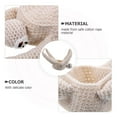 thumbnail image 3 of HAMPPLIES 1Pcs Crochet Sloth Hanging Planter Cotton Rope for Indoor Plants 12.2x7.1x5.9in, 3 of 8