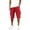 Wine-N1, variant on Men's Cargo Shorts Elastic Waist Long Blew Knee Capri Shorts Multi-Pocket Knee Length Cargo Short Pants Relaxed Fit Running Hiking Bottom,Gray S