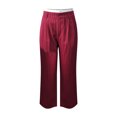 thumbnail image 3 of WILLBEST Pantalones Casuales de Mujer, elegantes Pantalones de Traje Rectos y Drapeados para Uso Diario, Diseño de Cintura Alta para Primavera y Verano. Extra Grande, 3 of 4