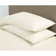 thumbnail image 4 of Hotel Style Luxury 600 Thread Count Cream Off-White, Sateen Pillowcases, King (2 Count), 4 of 9