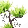 thumbnail image 3 of Simulación de árbol en maceta artificial Planta en maceta Oficina en casa Centro de mesa Adorno de árbol falso, Verde Advancent HA7029-03B, 3 of 6