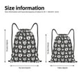 thumbnail image 5 of Yiaed Husky Print Drawstring Bags Drawstring Backpack Bulk String Back Pack Gym Sport Bag-Small, 5 of 5