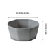 thumbnail image 3 of Maceta de plástico de resina grande 20 cm | Vasija de cerámica imitación engrosada | Uso duradero en balcón, interior y exterior | Gris, Amarillo, Blanco | Contenedor moderno para suculentas, 3 of 3