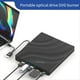 thumbnail image 5 of Unidad Óptica Externa DVD-RW USB 3.0, Lectora BD-Combo 3D Portátil, Grabadora de CD y DVD para Ordenador Portátil., 5 of 5