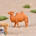 thumbnail image 2 of Adornos de mesa de arena de camello en miniatura, minifiguras de camellos del desierto, 2 uds., 2 of 6