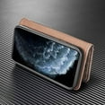 thumbnail image 5 of SOATUTO for iPhone 12 / 12 Pro Case, New iPhone 6.1 inch Leather Case Durable Folio Flip Slim with Card Slot Cover and Removable Magnetic Case for Apple iPhone 12 / 12 Pro 6.1 inch 2020 (Gray), 5 of 7