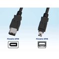 thumbnail image 5 of Cable Leader 10ft FireWire 400 Cable IEEE-1394a 6-Pin to 4-pin Male to Male Data Transfer Cable, Black, 5 of 5