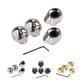 thumbnail image 4 of Soidarity Perilla de volumen en forma de esqueleto, 4 Uds., perilla de Control de tono de guitarra eléctrica, piezas de instrumentos musicales tipo M6 Accesorios para instrumentos musicales oro Soidarity OD0073-03, 4 of 6