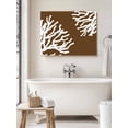 thumbnail image 6 of Coral Brown Wall Art for Living Room,Canvas Picture Wall Decor for Bathroom Bedroom,White Coastal Ocean Marine Nautical Beach Painting Artwork for Office Kitchen Hallway Dining Room Decor 16"x20", 6 of 8