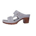 thumbnail image 1 of Sandalias de la Boca Del Pez Del Tacón Del Bloque Brillante de las Zapatillas de Verano de las Mujeres, Zapatos de la Correa Del Tobillo Del Tacón Grueso Del Cuero de Patente, 1 of 9