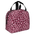 thumbnail image 2 of Easygdp Rose Leopard Print Bolsa Térmica Premium - Tela Oxford Impermeable, Gran Capacidad, Bolsillo Frontal, Unisex para Trabajo, Escuela, Actividades al Aire Libre y Picnics, 2 of 8
