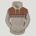thumbnail image 5 of PMUYBHF Chandail pour Homme Homme Drôle Homme Hiver Printemps Décontracté Col Rond Manches Longues Chandail à Capuche Imprimé 3D Haut Blouse Chandails pour Hommes Col Ras du Cou Graphique, 5 of 5