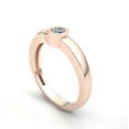 thumbnail image 2 of Natural 0.4ct Round Cut Diamond Ladies Bridal Solitaire Anniversary Engagement Ring Solid 14K Rose, White or Yellow Gold GH SI1, 2 of 3