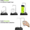thumbnail image 3 of Desktop Water Dispenser 5 Gallon Mini Countertop Bottle Pump Portable Jug Smart USB Rechargeable Bottom Load for Home Office Camping Outdoor Travel (Black), 3 of 4