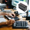 thumbnail image 1 of UPGRATOR Small Audio Mixer 4 Channel Audio Mixer Black Iron 1Pcs, 1 of 4