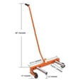 thumbnail image 3 of Heavy Duty Adjustable Tire Dolly Cart – 360° Rotating Wheels, 350 lbs Capacity, Ergonomic Lifter for Car, Truck, SUV, ATV, Trailer – Ideal for Workshop, Garage, Tire Service – 3-Level, 3 of 9