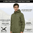 thumbnail image 3 of Arctix Men's Storm Rain Jacket, Olive, Large, 3 of 8