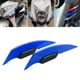 thumbnail image 3 of Alerón lateral de para motocicleta, 2 uds., accesorio de modificación Universal, de ala fijas para la mayoría de , Azul Yotijar Carenado de aleta delantera, 3 of 8