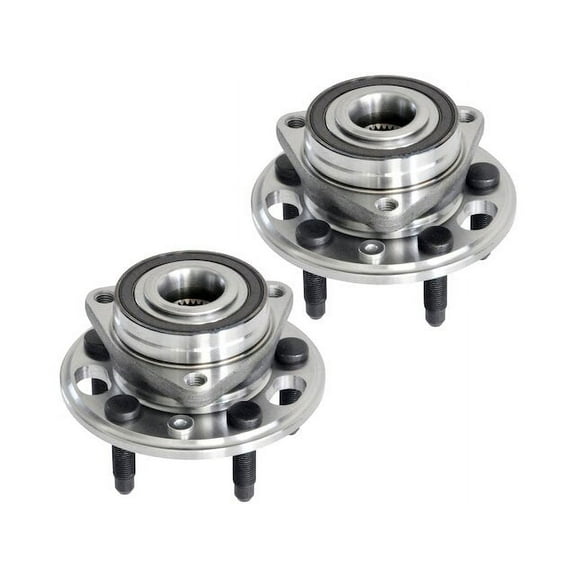 Front Wheel Bearing Hub Assembly Set of 2 - Compatible with 2010 - 2017 Chevy Equinox 2011 2012 2013 2014 2015 2016