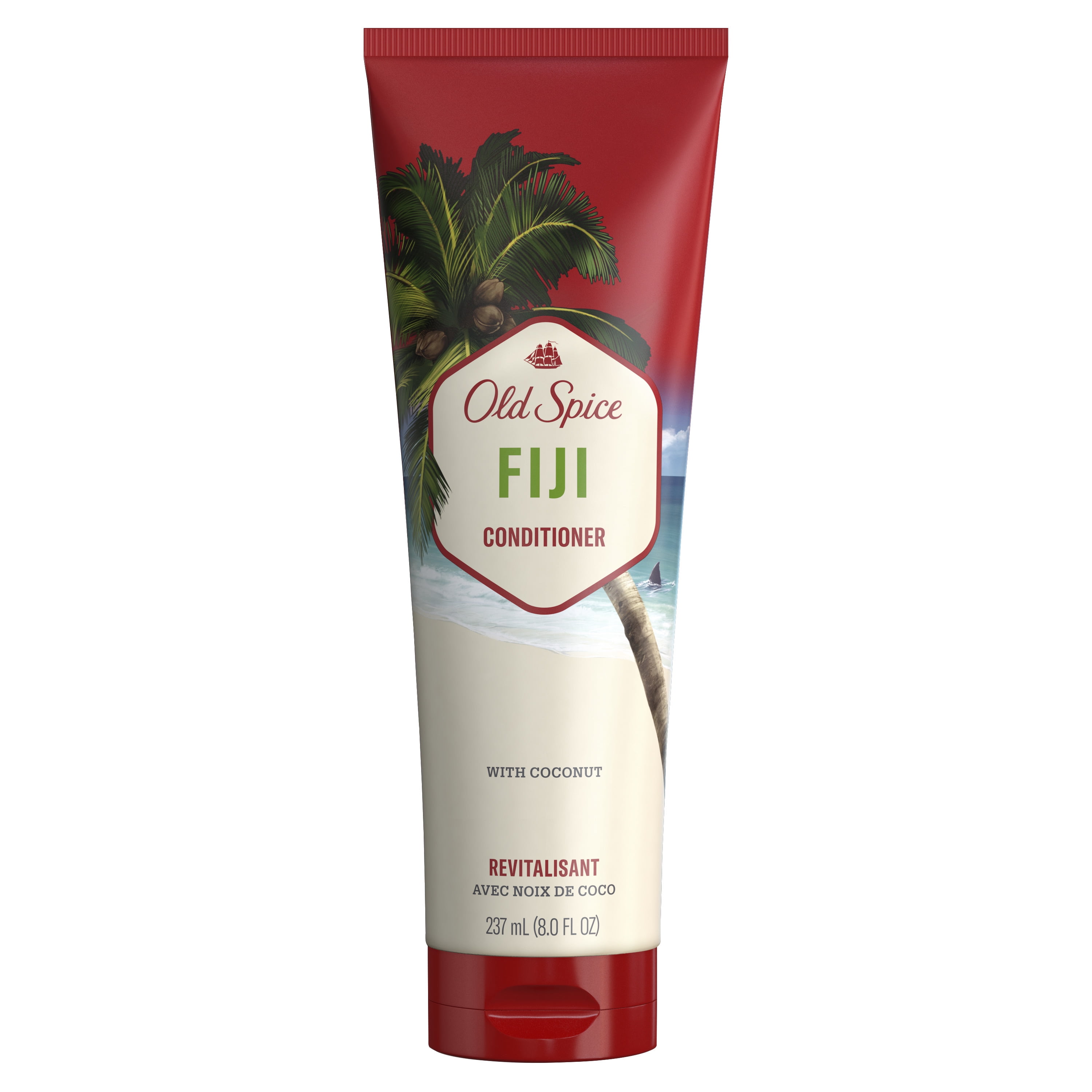 Old Spice Fiji Moisturizing Conditioner with Coconut for Men, for All Hair Types, 8 fl oz