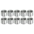 thumbnail image 1 of Unique Bargains Round Coupling Nut M10x1mm 10mm Threaded Sleeve Connector Rod Bar Stud Tube 10 Pack, 1 of 4