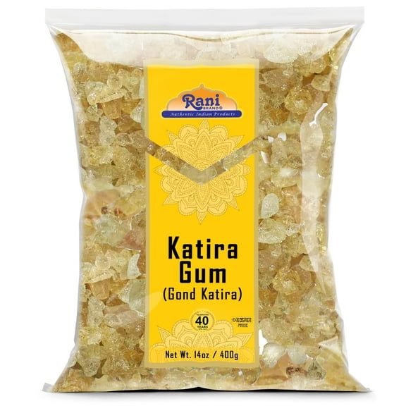Rani Edible Gum Whole (Goonder Tragacanth Gum) 14oz (400g) ~ All Natural, Salt-Free | Vegan | No Colors | Gluten Friendly | NON-GMO | Kosher | Indian Origin