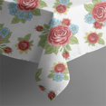 thumbnail image 5 of Pioneer Flower Floral Print Pattern Square Tablecloth, Waterproof Wipeable Spillproof Washable Table Cover for Home Kitchen Party Decor, 42"x42", 5 of 6