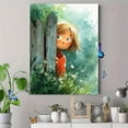 thumbnail image 4 of Kid Peeking Fence Canvas Print Kids Room Playroom Home Wall Art Decor, 4 of 8