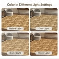 thumbnail image 7 of ODIKA Cream Frond Interlocking Layout Rectangular Fronds Large Beige Flowing Dynamic Foldable Easy Care for King Size Bedroom, Master Suite, Under Bed, 7 of 7