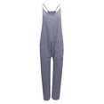thumbnail image 5 of TRUBKH Denim Jumpsuit for Women,overalls for Women,jumpers for Women,skinny Jeans for Women,,sleeveless Jumpsuits V Neck Spaghetti Strap Overalls Long Pants Romper with Two Pockets Blue 1 XS, 5 of 5