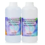 Enova Home Floral Craft Water and Craft Simulated Water Floral Cast Epoxy Resin A/B 64 OZ Kit