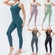 thumbnail image 4 of Mono de yoga para mujer con bolsillos Leggings sin mangas con espalda abierta Body de entrenamiento Abanopi Mono, 4 of 7
