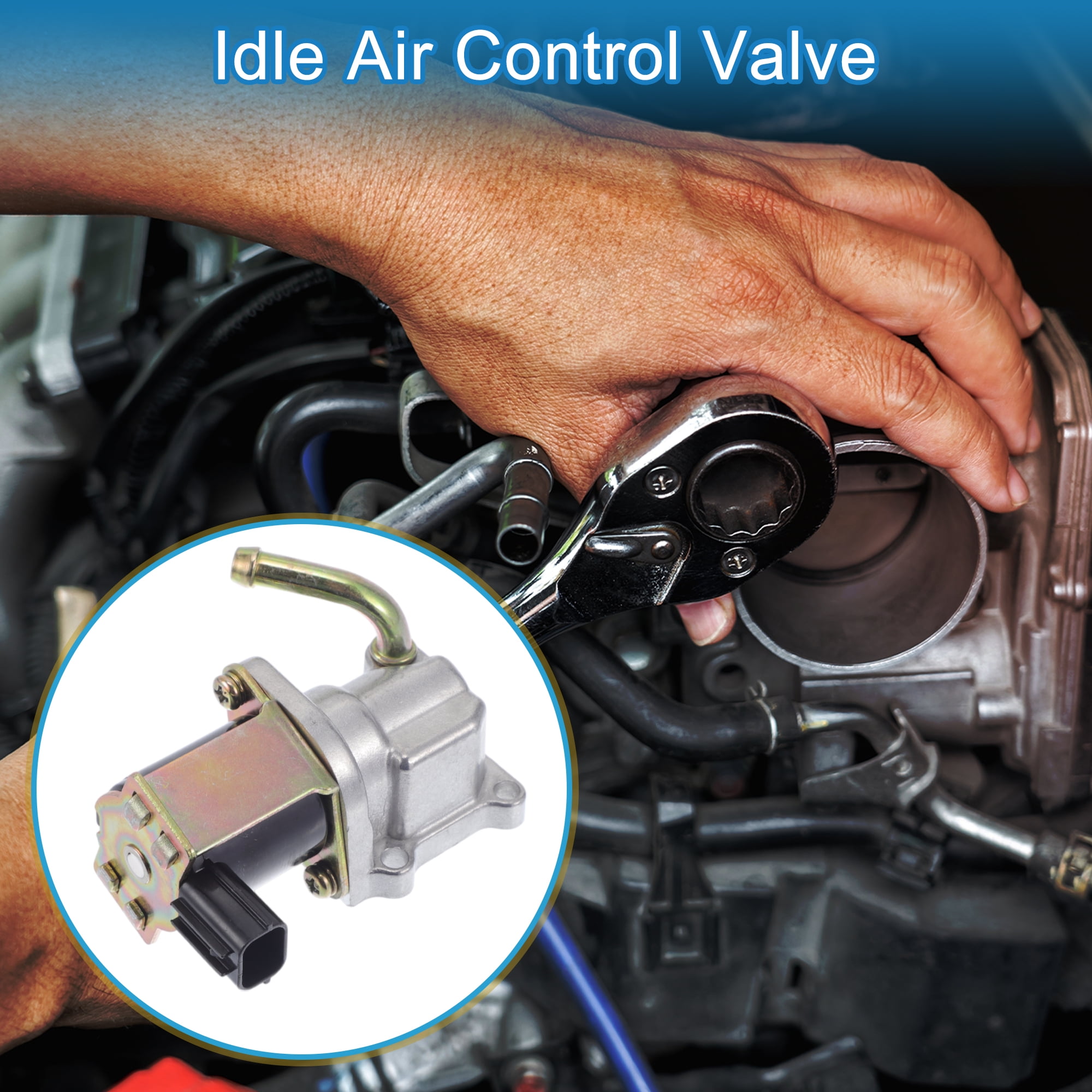 Unique Bargains Car Idle Air Control Valve for Mazda Protege 1999-2003 Replace No.FSN520660B IACV Idle Motor Idle Air Control Valve for Stable Engine Operation