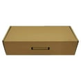 thumbnail image 1 of Express Box Thick Packing Lightweight Rectangle Storage Corrugated Corrugated Board Shipping Cardboard Moving Boxes for Accessories Wedding Party, 1 of 6