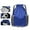 Blue, variant on Soccer Backpack, Waterproof Drawstring Backpack, Pull String Sport Bag for Soccer & Basketball with Shoes Storage