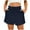 Navy, variant on Timegard Womens Shorts Summer Casual Elastic Waist Lightweight Loose Solid Color Shorts Fashion