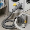 thumbnail image 4 of Universal Diameter Washing Machine Drain Hose Extension Flexible Replacement for Smart Home Laundry Decoration, 4 of 6