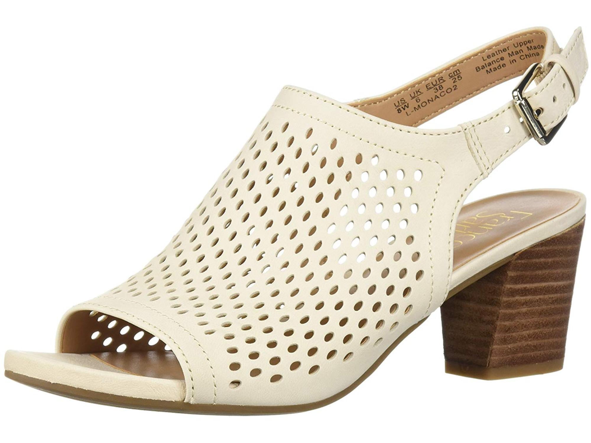 Franco Sarto - Franco Sarto Womens Monaco2 Leather Open Toe Casual Mule Sandals - Walmart.com