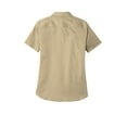 thumbnail image 4 of Port Authority Ladies Short Sleeve SuperPro React Â™ Twill Shirt. LW809, 4 of 4